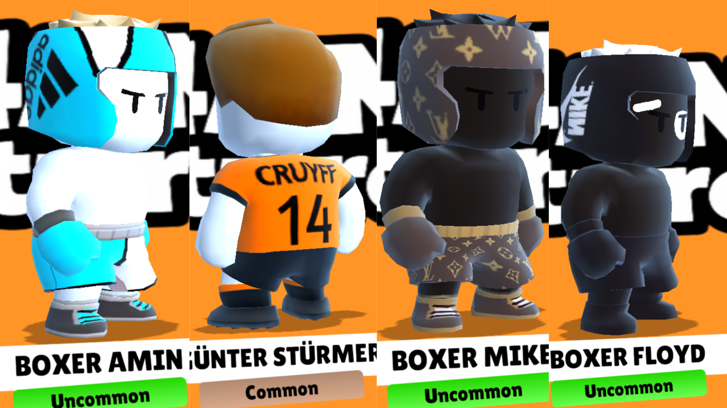 Potato pack Skins preview